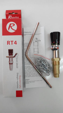 Регулятор тяги твердотопливных котлов Regulus RT4